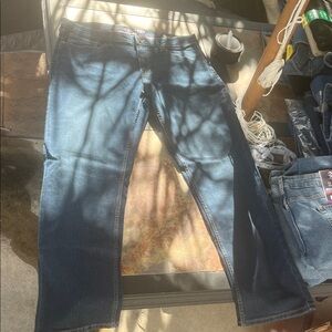 Izod Men's Straight Jeans - Blue 34x30 men new no tags